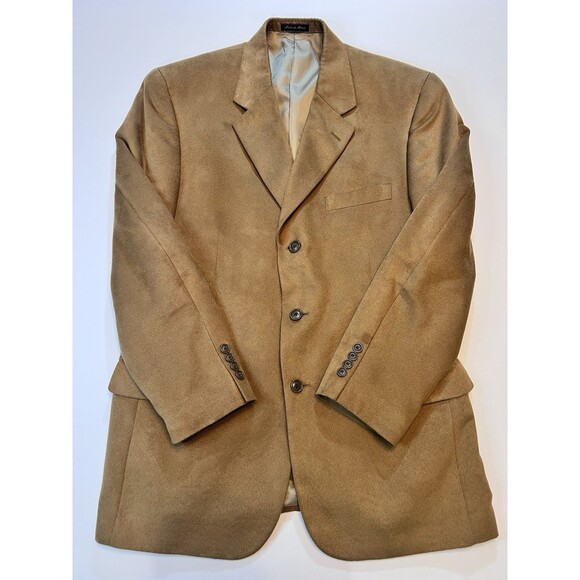 Sports Jacket Micro Suede blend. Alfani Business Casual sports coat 40R - Picture 2 of 16